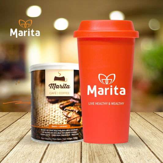 Marita Coffee Cup 16 oz. Large Wheat Straw