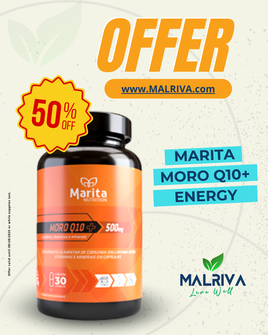 Marita Moro Q10+ | Energy &amp; Wellness in Every Capsule