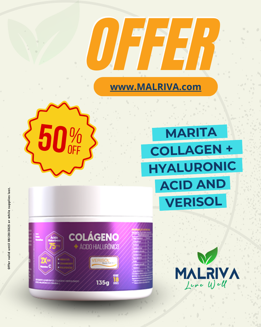 Marita Collagen + Hyaluronic Acid and Verisol | Beauty & Health in Every Sip