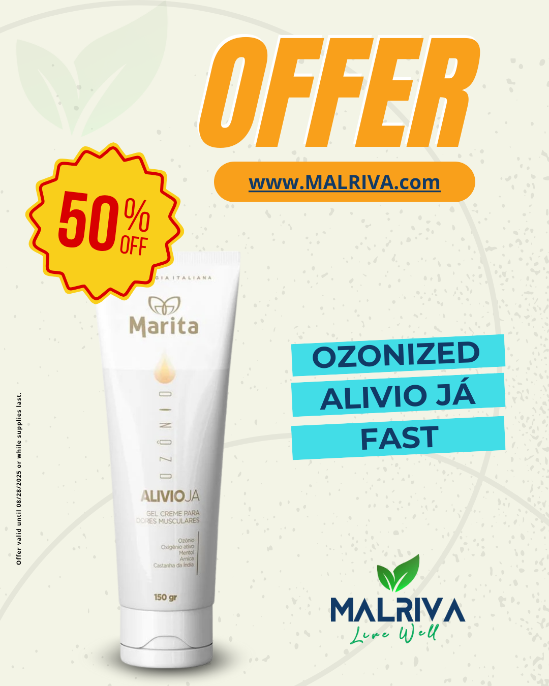 Ozonized Alivio Já | Fast & Effective Muscle Relief
