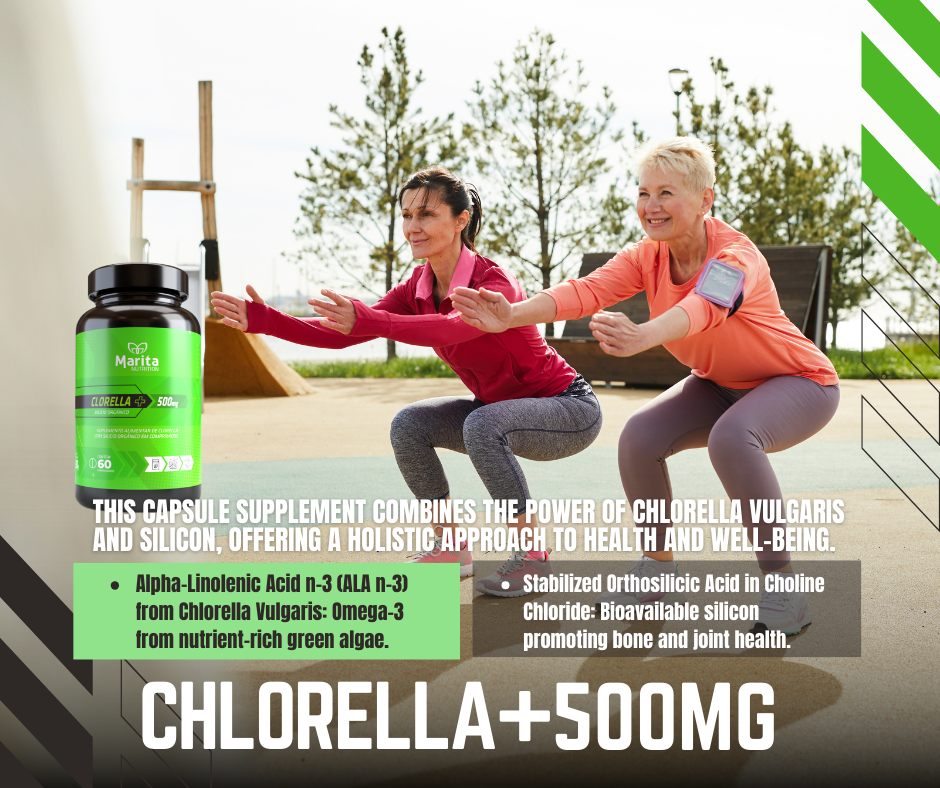 Marita Chlorella + Organic Silicon | Superfood for Vitality