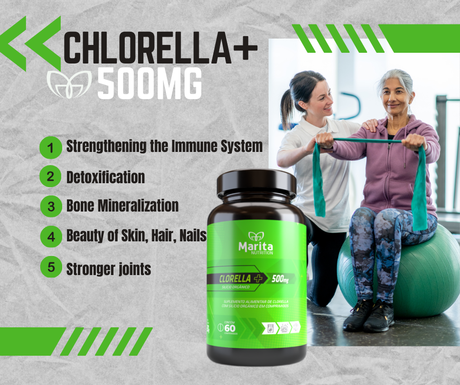 Marita Chlorella + Organic Silicon | Superfood for Vitality