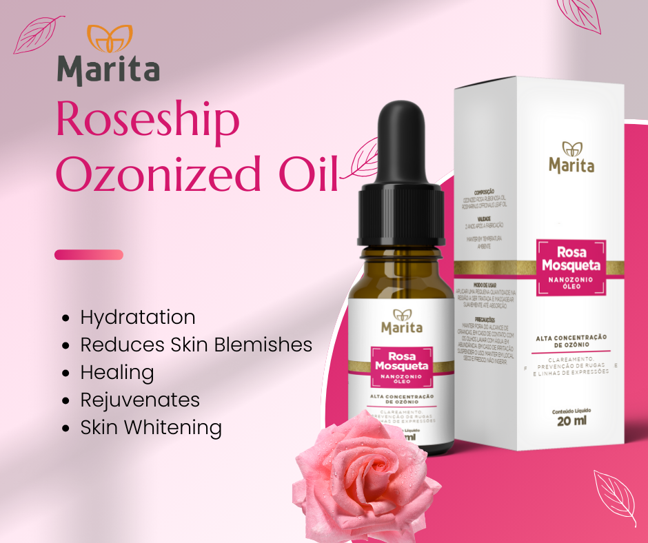 Ozonized Rosehip Oil | Deep Hydration & Skin Renewal